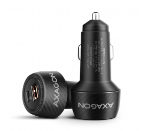 AXAGON Car charger 48W, USB-A + USB-C, PD3.0/PPS/QC4+/SFC | PWC-PQ48