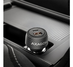 AXAGON Car charger 48W, USB-A + USB-C, PD3.0/PPS/QC4+/SFC | PWC-PQ48