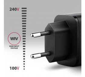 AXAGON Wall charger 67W, 2x port (USB-A + USB-C) PD3.0/PPS/QC4+/SFC 2.0/Apple | ACU-PQ67