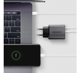 AXAGON Wall charger 67W, 2x port (USB-A + USB-C) PD3.0/PPS/QC4+/SFC 2.0/Apple | ACU-PQ67