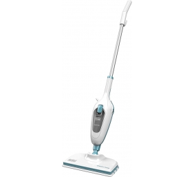 BLACK & DECKER Steam mop | FSM13E1-QS | Power 1300 W | Water tank capacity 0.38 L | White