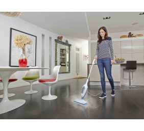 BLACK & DECKER Steam mop | FSM13E1-QS | Power 1300 W | Water tank capacity 0.38 L | White