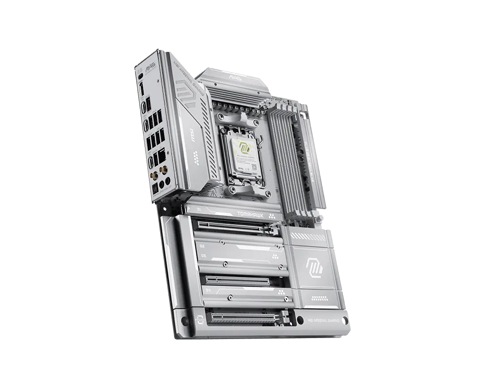 MAG X870E TOMAHAWK MAX WIFI PZ | MSI Processor family AMD | Processor socket AM5 | DDR5 SDRAM | Supported hard disk drive interfaces 4 x SATA-600 (RAID), 4 x M.2