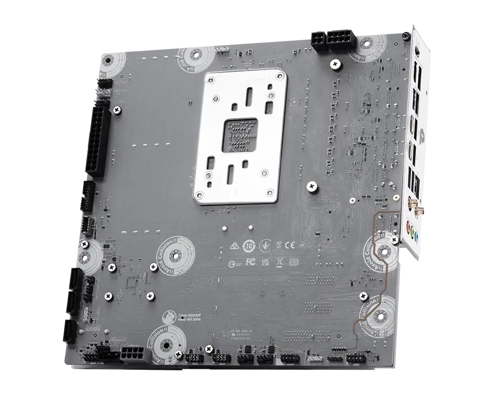 MSI PRO B850M-A WIFI PZ | Processor family AMD | Processor socket AM5 | DDR5 | Supported hard disk drive interfaces SATA, M.2 | Number of SATA connectors 4