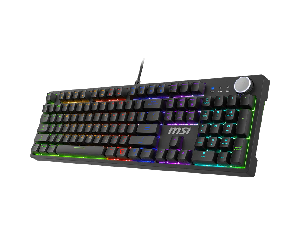 MSI FORGE GK320 RED US | Gaming keyboard | Wired | US | Mechanical RED Switches