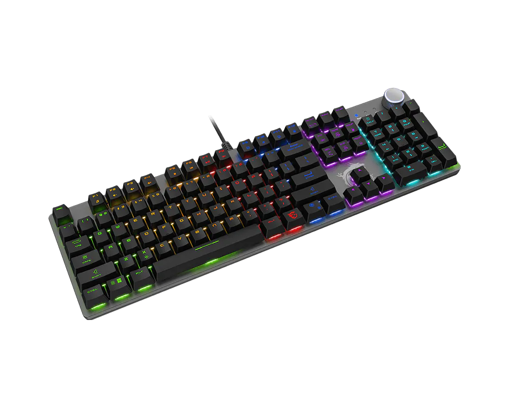 MSI FORGE GK320 RED US | Gaming keyboard | Wired | US | Mechanical RED Switches