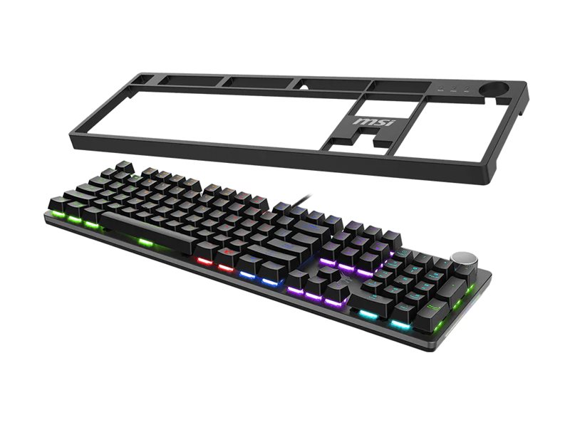 MSI FORGE GK320 RED US | Gaming keyboard | Wired | US | Mechanical RED Switches