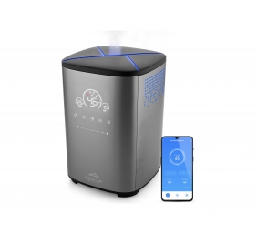 ETA Humidifier | Noble Smart 5629 90000 | 110 W | Water tank capacity 4 L | Suitable for rooms up to 50 m² | Ultrasonic | Grey | Humidification capacity 500 ml/hr
