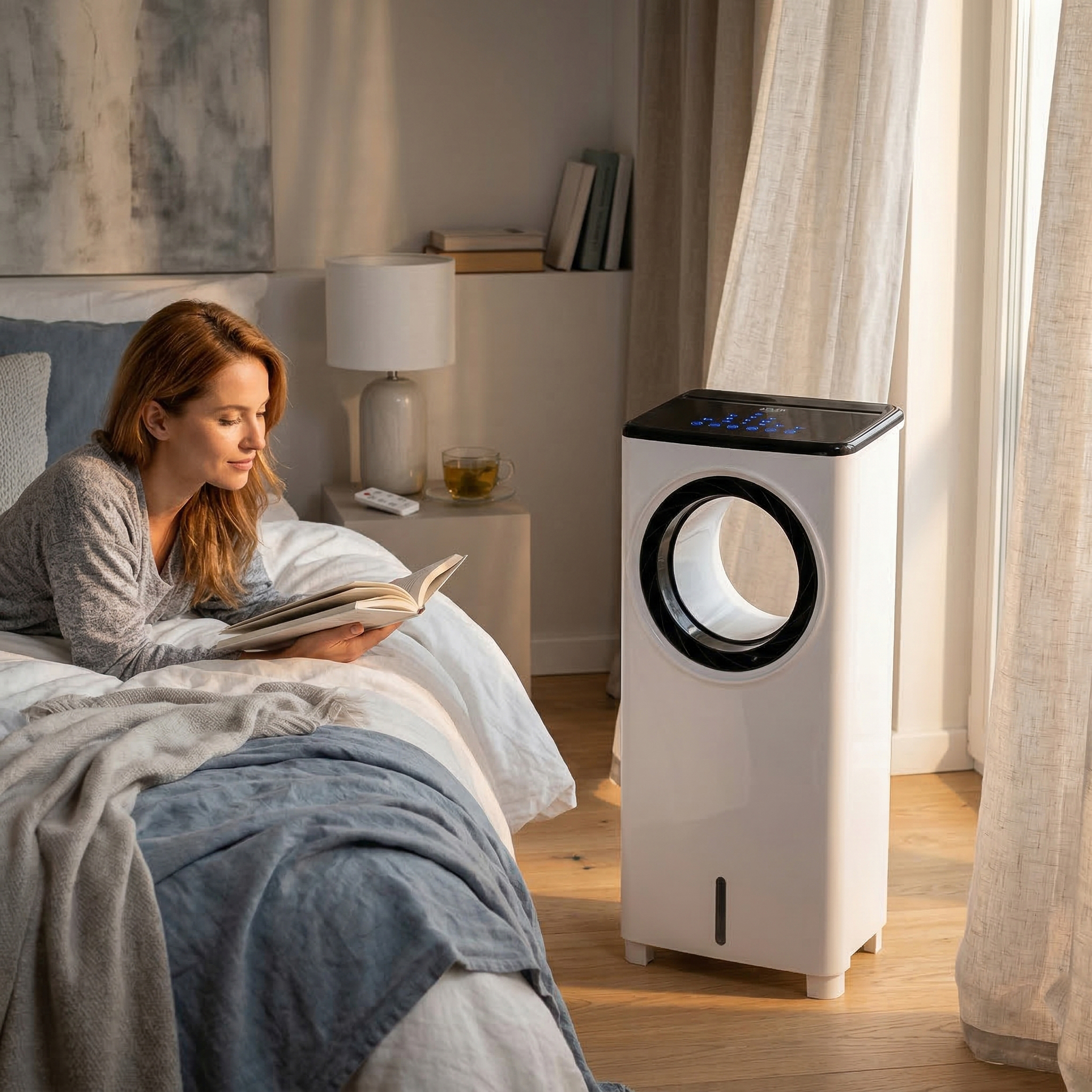 Adler Bladeless Air Cooler 3-in-1 Cooling | AD 8900 | White