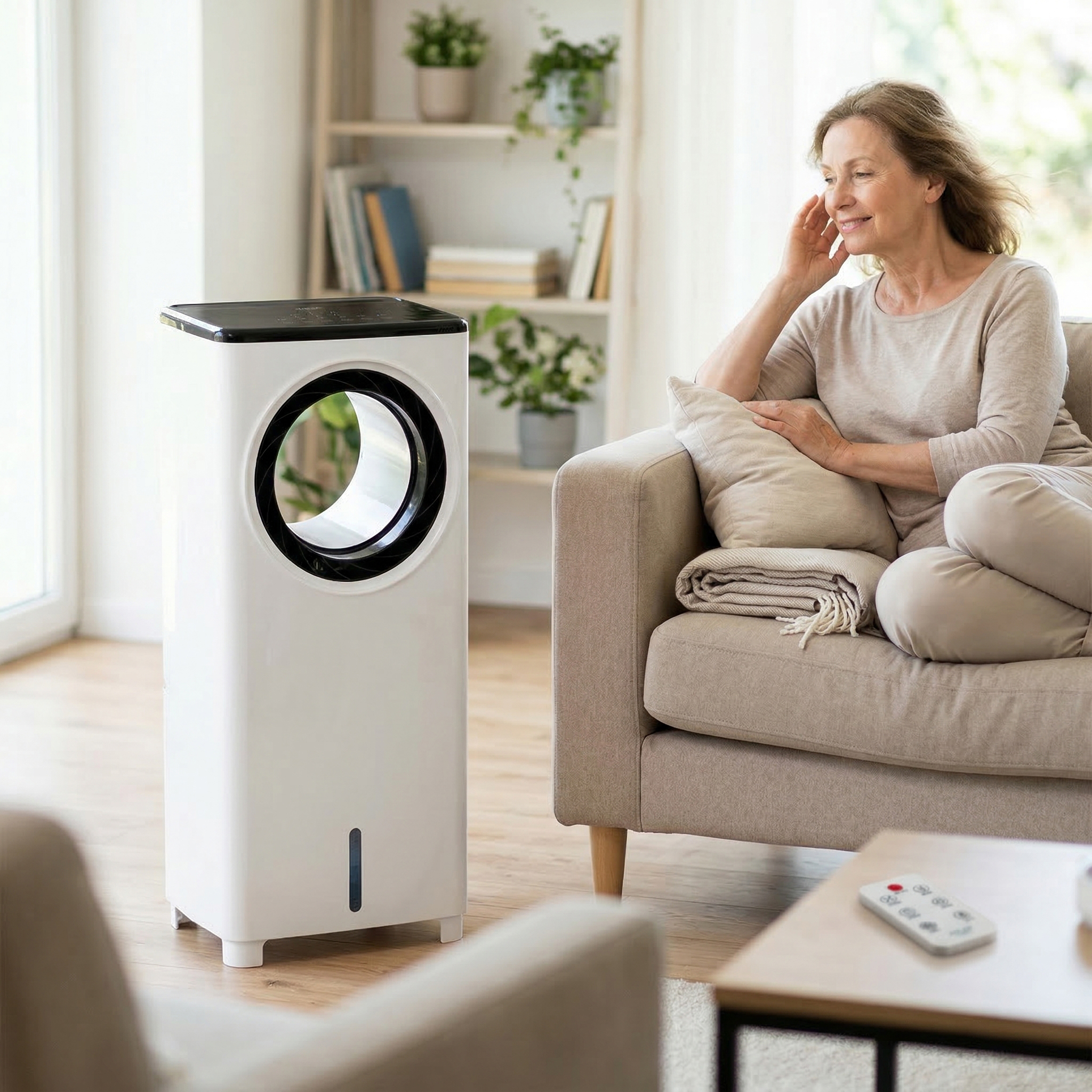 Adler Bladeless Air Cooler 3-in-1 Cooling | AD 8900 | White