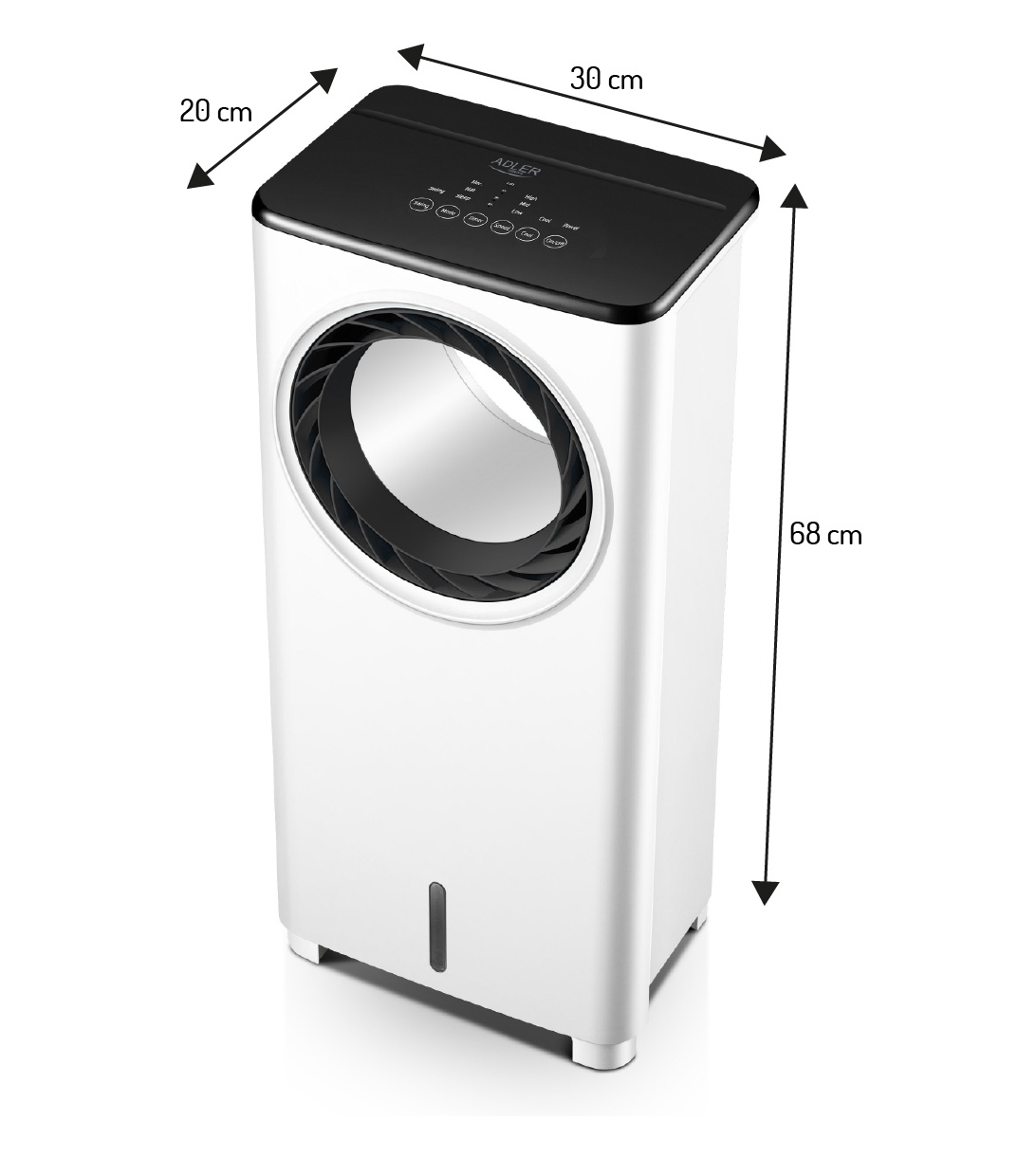 Adler Bladeless Air Cooler 3-in-1 Cooling | AD 8900 | White