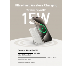 Anker MagGo Power Bank | A1654G21 | 10000 mAh | White