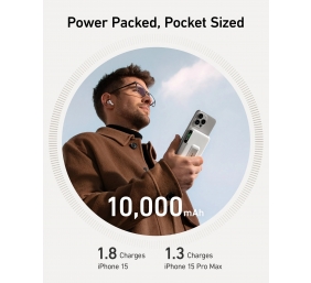 Anker MagGo Power Bank | A1654G21 | 10000 mAh | White