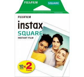 Fujifilm | Instax Square Glossy Instant film (2x10pl) | 86 x 72 mm | Image dimensions: 62 × 62 mm | Quantity 20