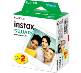 Fujifilm | Instax Square Glossy Instant film (2x10pl) | 86 x 72 mm | Image dimensions: 62 × 62 mm | Quantity 20