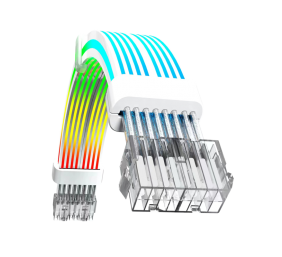 Gamemax | VGA/CPU 2x8PIN-W | White