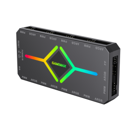 Gamemax | V4.0 ARGB PWM HUB BK | Hub for Gaming Chassis
