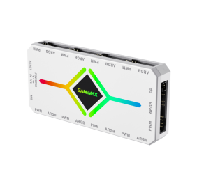 Gamemax | V4.0 ARGB PWM HUB WT | Hub for Gaming Chassis