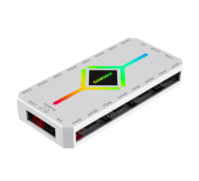 Gamemax | V4.0 ARGB PWM HUB WT | Hub for Gaming Chassis