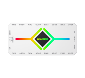 Gamemax | V4.0 ARGB PWM HUB WT | Hub for Gaming Chassis