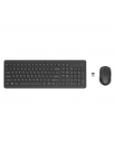 HP 330 Combo Belaidė klaviatūra + pelė RF Wireless US Int, Juoda