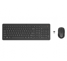 HP 330 Combo Belaidė klaviatūra + pelė RF Wireless US Int, Juoda