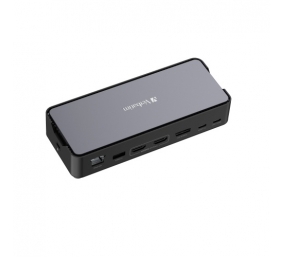 Verbatim 32171 CDS-15 USB-C Pro Jungčių stotelė 15 Ports, Pilka/Juoda