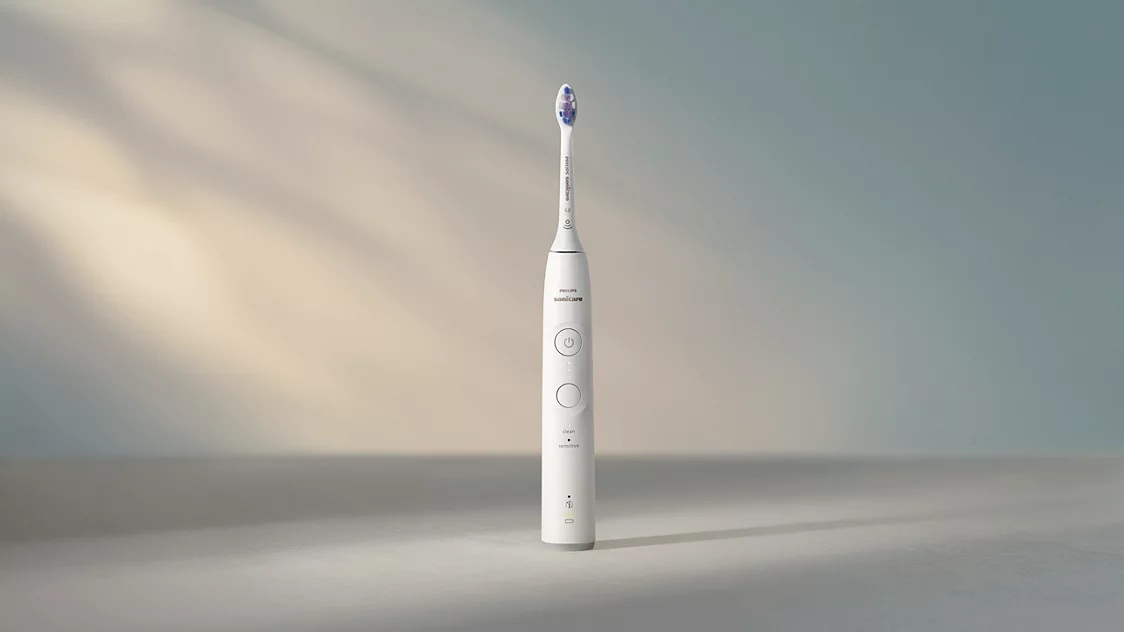 Philips Electric Toothbrush | HX7119/02 Sonicare Series 6100 | Rechargeable | For adults | Number of brush heads included 1 | Number of teeth brushing modes 2 | White