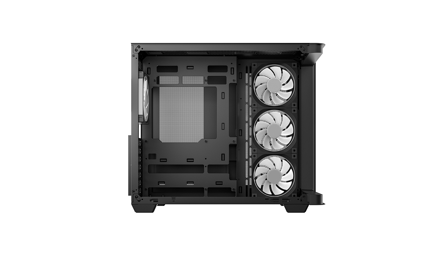 Deepcool Case | CG530U 4F | Black | Midi Tower