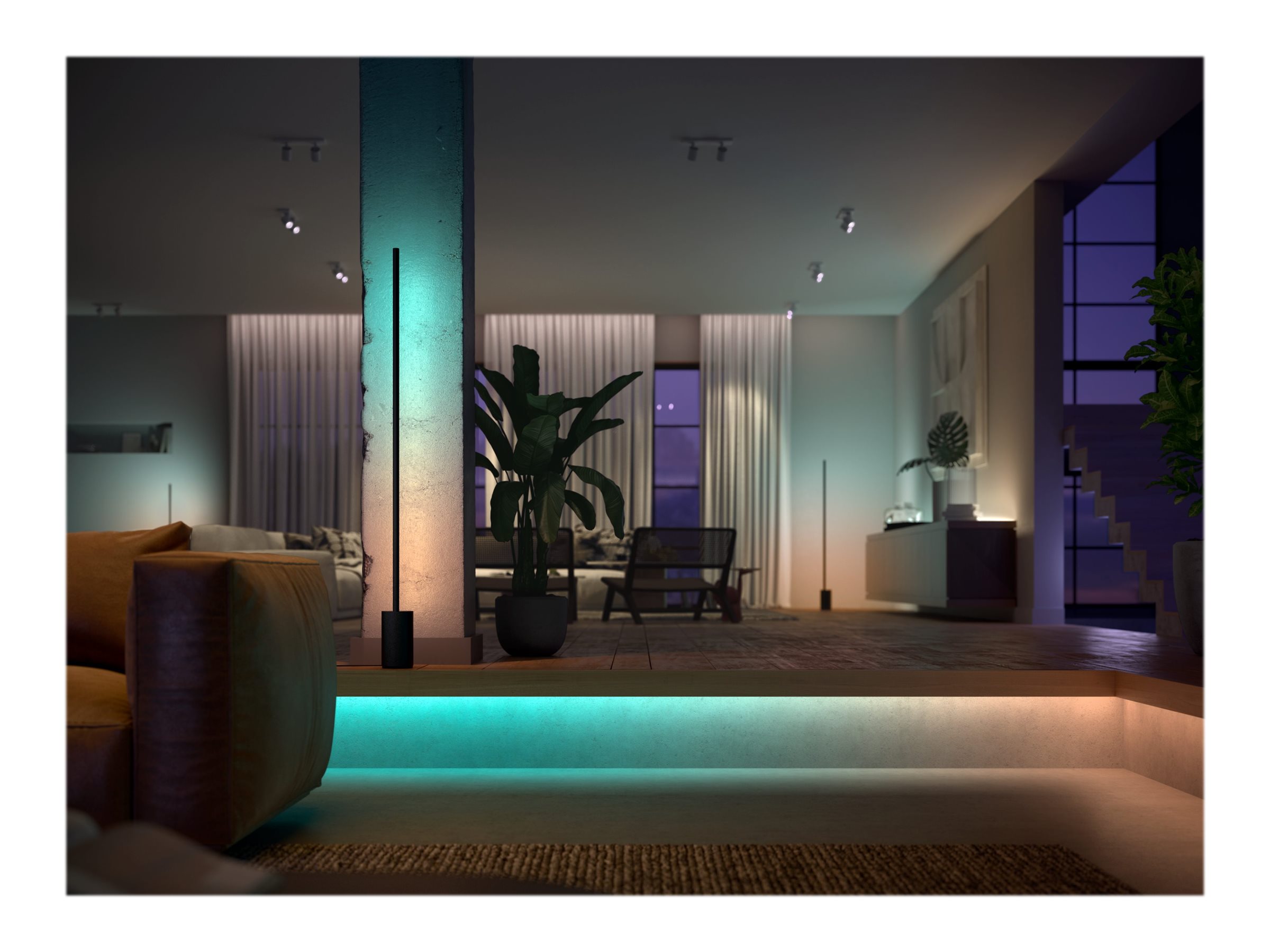 Philips Hue | Lightstrip | Hue Gradient Lightstrip 2m Base Kit | White and colored light