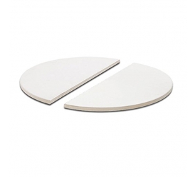 TunaBone | Half moon pizza stone, 190 mm for Kamado 23/24inch