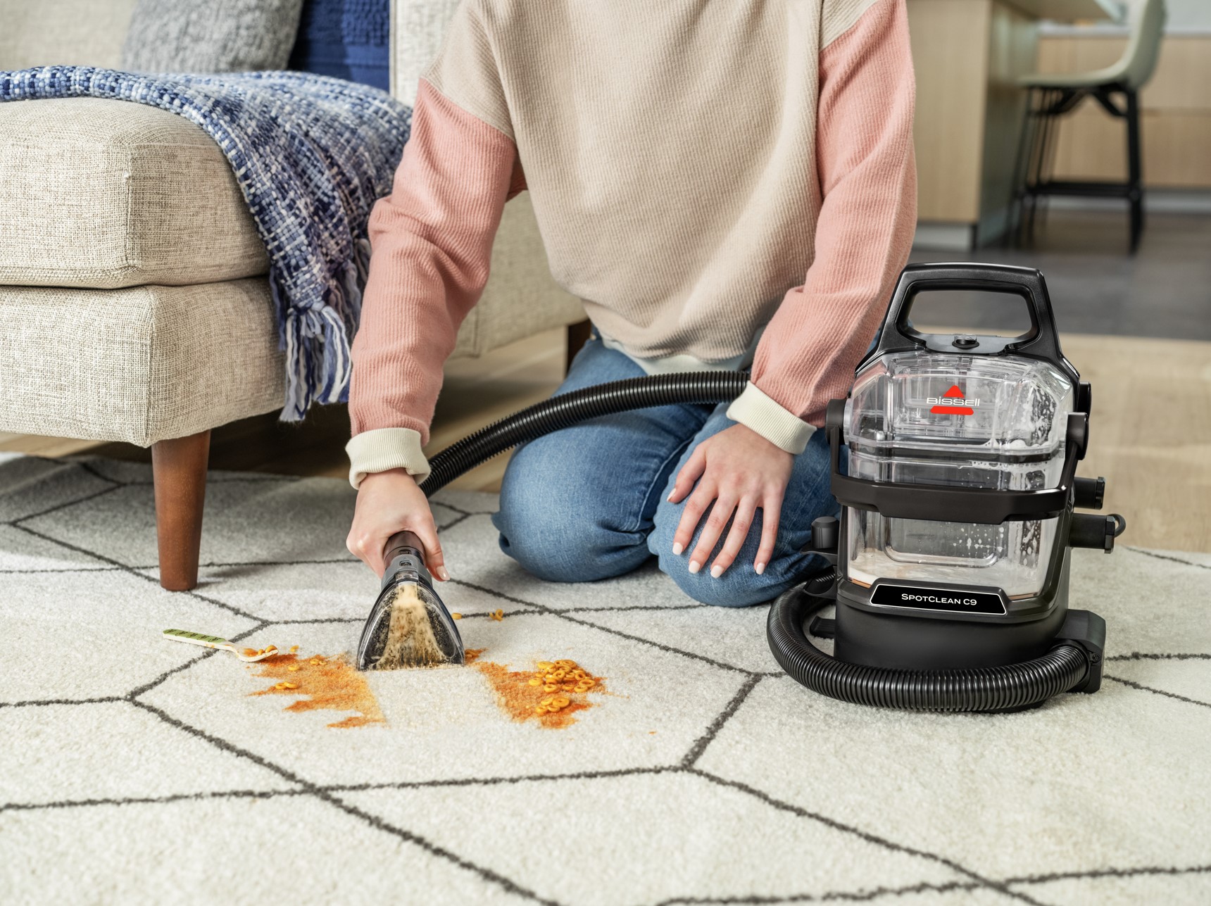 Bissell | Portable Carpet and Upholstery Cleaner | SpotClean C9 Pro | Corded operating | Washing function | 400 W