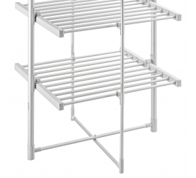 Adler | Foldable Electric Clothes Dryer | AD 7829 | 300 W | Silver/White