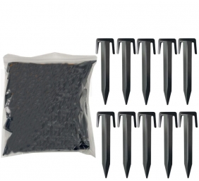 AYI | Robot Lawn Mower Staples for Boundary Wire, 150PCS | Black