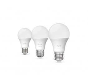 Philips Hue E WCA 806 A60 3P EU | E27 | 8 W | 16 million colours, White and colour light | Bluetooth and Zigbee