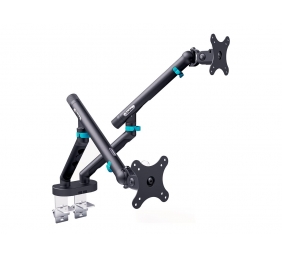 Digitus Desk Mount | Tilt, rotation, pivot | Dual design monitor mount, 2x 35", 2x 10 kg | 35 " | Maximum weight (capacity) 20 kg | Black