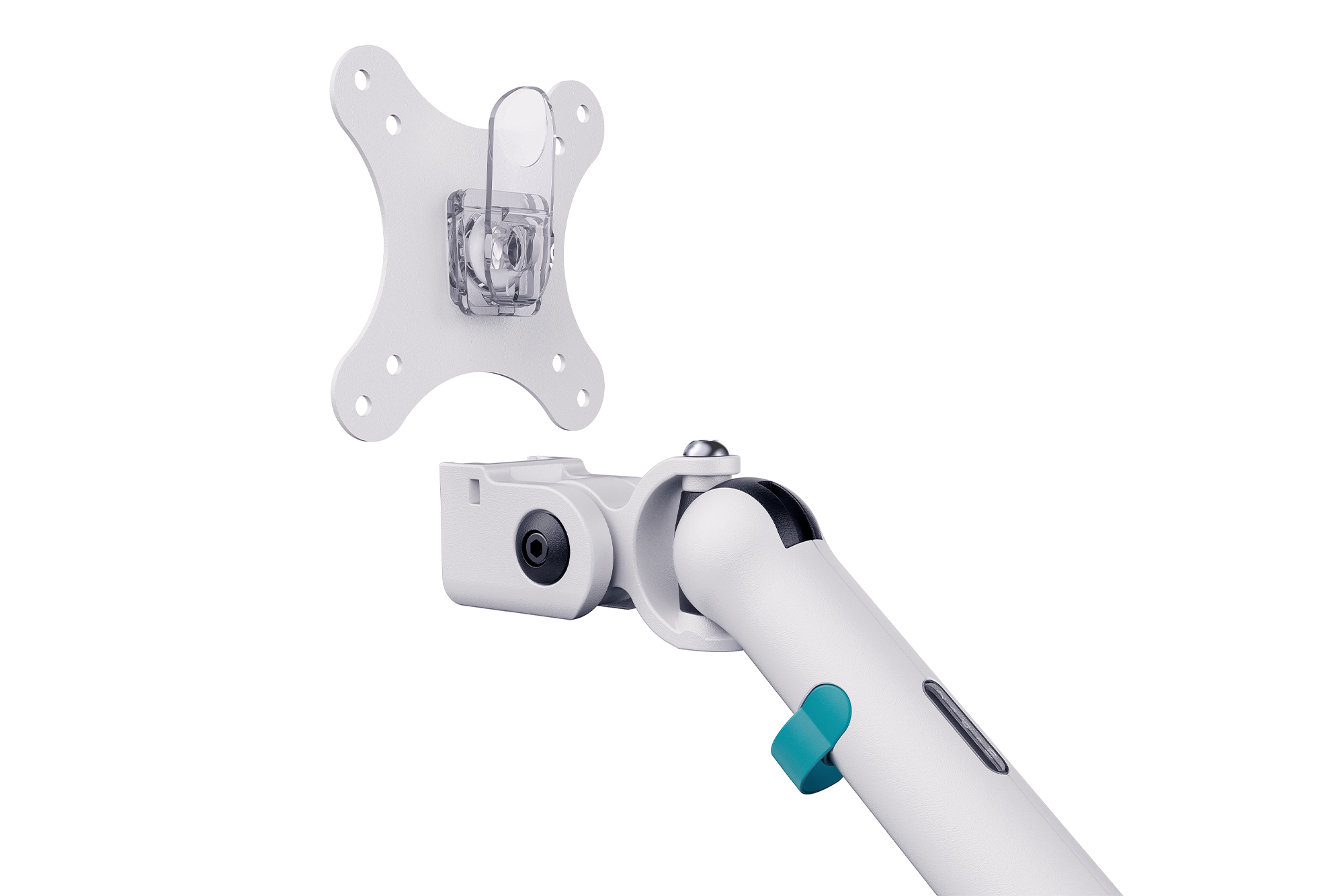 Digitus Desk Mount | Tilt, rotation, pivot | Dual design monitor mount, 2x 35", 2x 10 kg | 35 " | Maximum weight (capacity) 20 kg | White