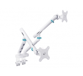 Digitus Desk Mount | Tilt, rotation, pivot | Dual design monitor mount, 2x 35", 2x 10 kg | 35 " | Maximum weight (capacity) 20 kg | White