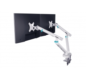 Digitus Desk Mount | Tilt, rotation, pivot | Dual design monitor mount, 2x 35", 2x 10 kg | 35 " | Maximum weight (capacity) 20 kg | White