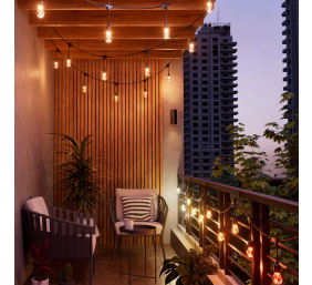 Nanoleaf Essentials Matter Smart Multicolour Outdoor String Lights Starter Kit 30m | 16M+