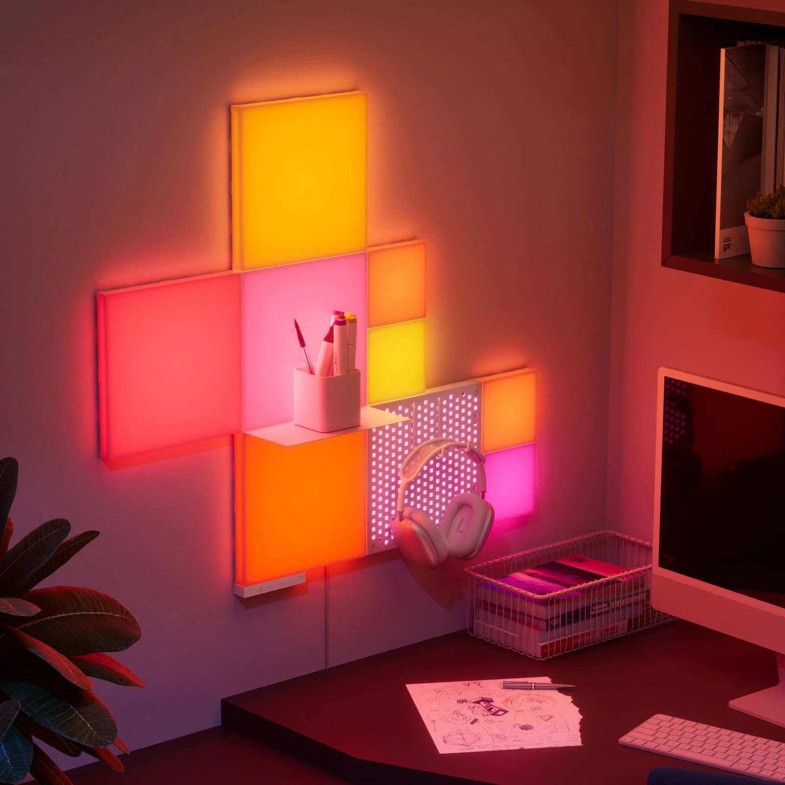 Nanoleaf Blocks Combo Starter Kit (10 Pack) | 16M+ colours