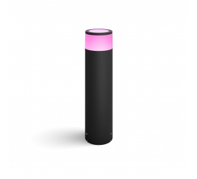 Philips Hue WCA Calla Outdoor Large Bollard, Black | 8 W | 2000-6500 Hue White Colour Ambiance