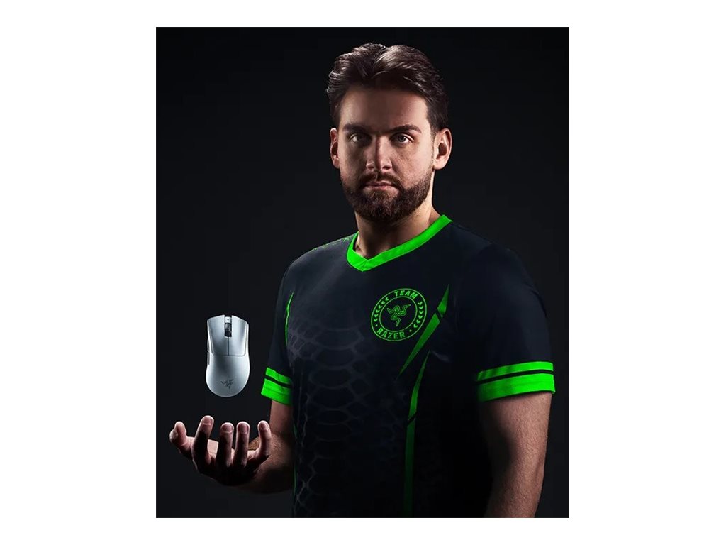 Razer DeathAdder V4 Pro Gaming mouse, White | Razer