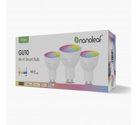 Nanoleaf Essentials Matter Wi-Fi Smart Bulb, 3pcs | GU10 | RGBCW