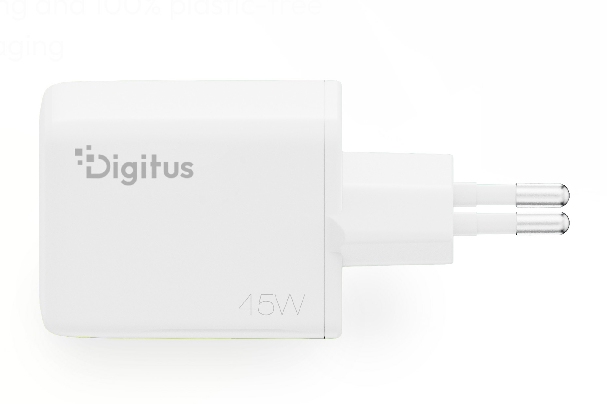 Digitus USB GaN Charger 45W, 1x USB-C, 1x USB-A | DA-10302