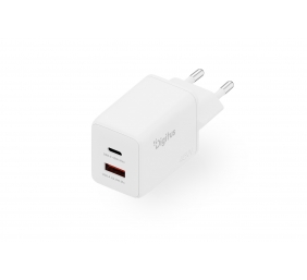 Digitus USB GaN Charger 45W, 1x USB-C, 1x USB-A | DA-10302