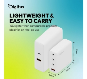 Digitus USB GaN Charger 140W, 3x USB-C, 1x USB-A | DA-10305