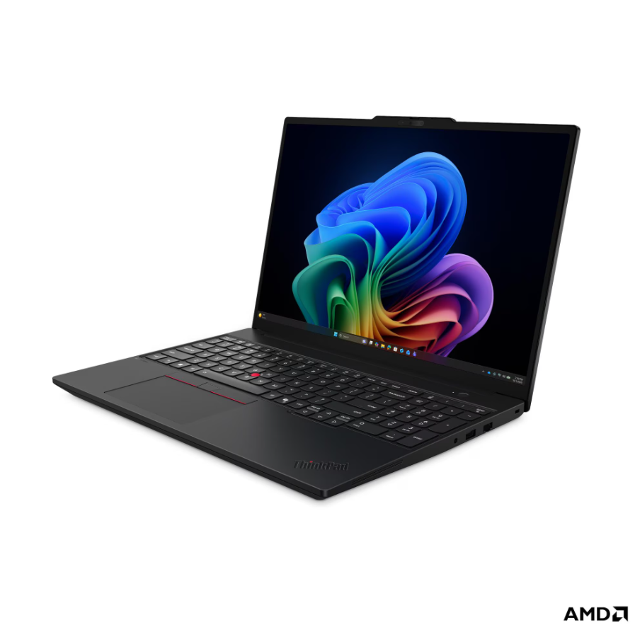 Lenovo ThinkPad T16 G5 AMD | Black | 16 " | IPS | WUXGA | 1920 x 1200 pixels | Anti-glare | AMD Ryzen 5 PRO | 215 | 16 GB | SODIMM DDR5 | Solid-state drive capacity 512 GB | AMD Radeon 740M Graphics | Windows 11 Pro | 802.11be | Bluetooth version 5.4 | Ke
