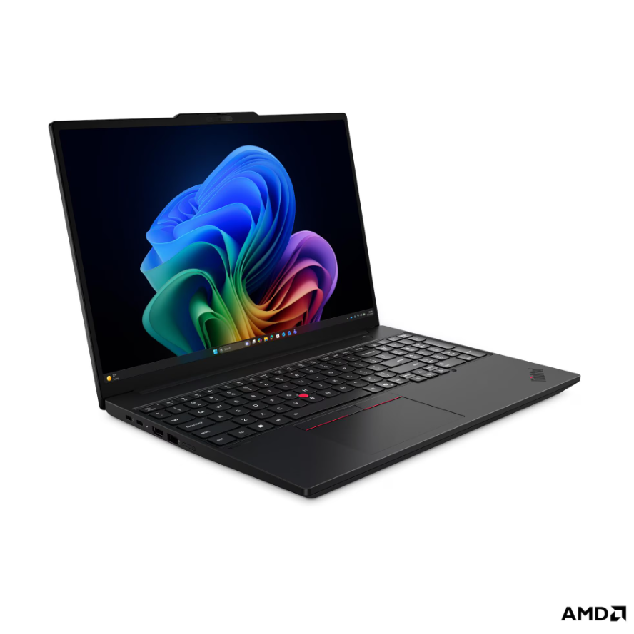 Lenovo ThinkPad T16 G5 AMD | Black | 16 " | IPS | WUXGA | 1920 x 1200 pixels | Anti-glare | AMD Ryzen 5 PRO | 215 | 16 GB | SODIMM DDR5 | Solid-state drive capacity 512 GB | AMD Radeon 740M Graphics | Windows 11 Pro | 802.11be | Bluetooth version 5.4 | Ke