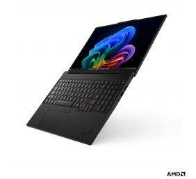 Lenovo ThinkPad T16 G5 AMD | Black | 16 " | IPS | WUXGA | 1920 x 1200 pixels | Anti-glare | AMD Ryzen 5 PRO | 215 | 16 GB | SODIMM DDR5 | Solid-state drive capacity 512 GB | AMD Radeon 740M Graphics | Windows 11 Pro | 802.11be | Bluetooth version 5.4 | Ke